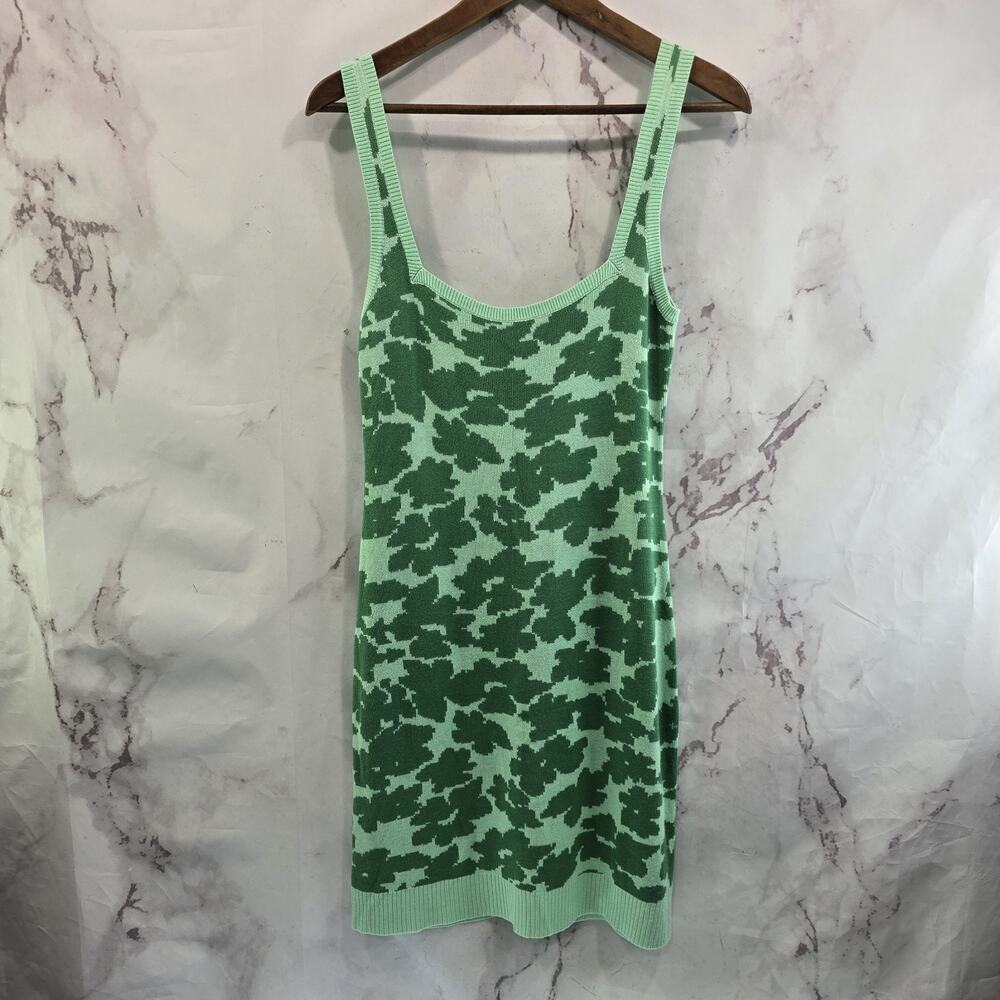 Anthropologie Dress Womens Small Green Tank Sweater Square Neck Maritime